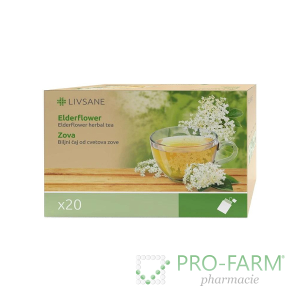 LIVSANE Elderflower Tea Bags x 20
