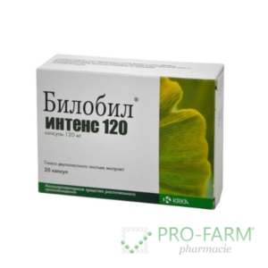 BILOBIL INTENS Capsules 120 mg х 60