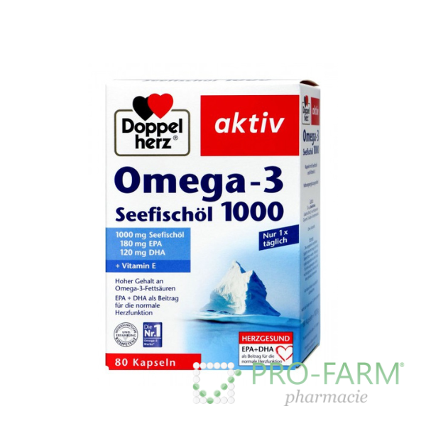 OMEGA-3 1000MG Capsules x 80