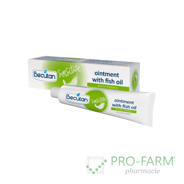 BECUTAN Ointment with fish oil 25 ml