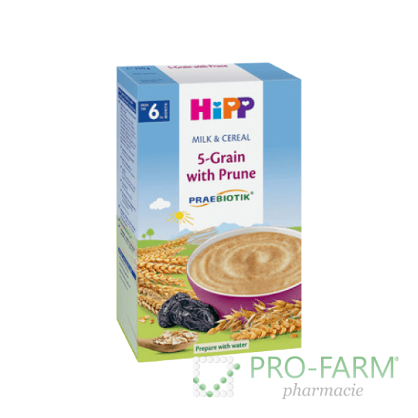 HIPP 5-Grain With Prune Milk & Cereal 250 g 2918
