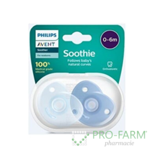 AVENT Soothie Heart Pacifier mixed case 0-3 m x 2 pack SCF099/00