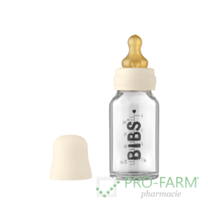 BIBS Glass Bottle set Ivory 110 ml 5013216