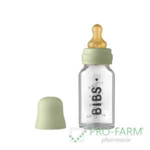 BIBS Glass Bottle set 110 ml Sage 5013250