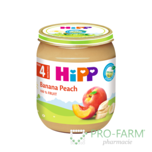 HIPP Banana & Peach Pure 125 g 4396