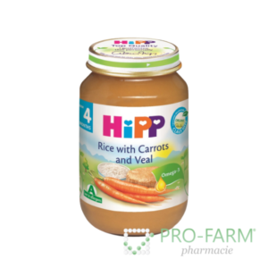 HIPP Rice With Carrots and Veal 190 g 6143