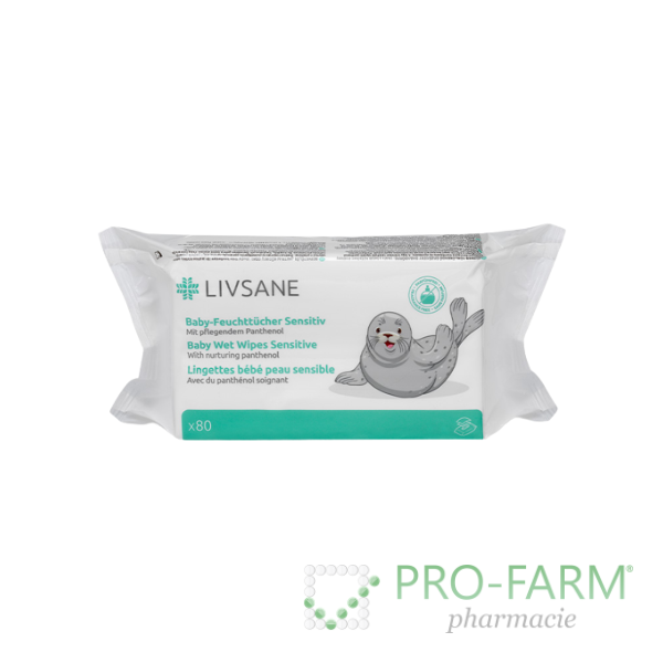 LIVSANE Baby Wet Wipes Sensitive x 80