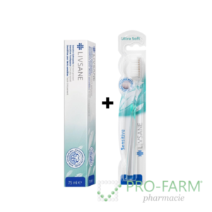 LIVSANE Toothpaste Sensitive 75 ml + Toothbrush Sensitive