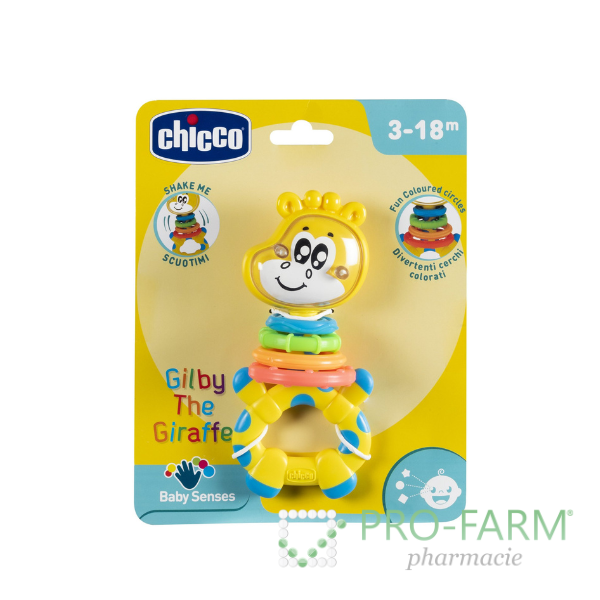CHICCO Rattle Gilby the Giraffe 3m+