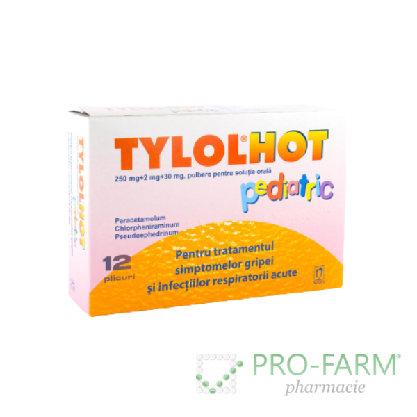 TYLOL HOT PEDIATRIC Sachets x 12 - ProFarm