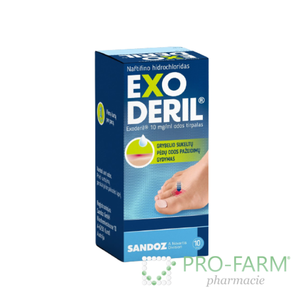 EXODERIL Solution 1% 10 ml