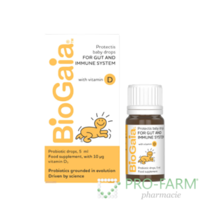 BIOGAIA pika probiotike me vitaminë D 5 ml