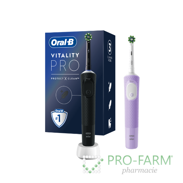 ORAL B Vitality Black & Pink Pro Gift Edition