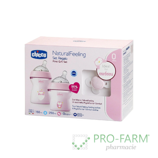 CHICCO Gift Set Natural Feeling Rose 150 ml + 250 ml 0m+