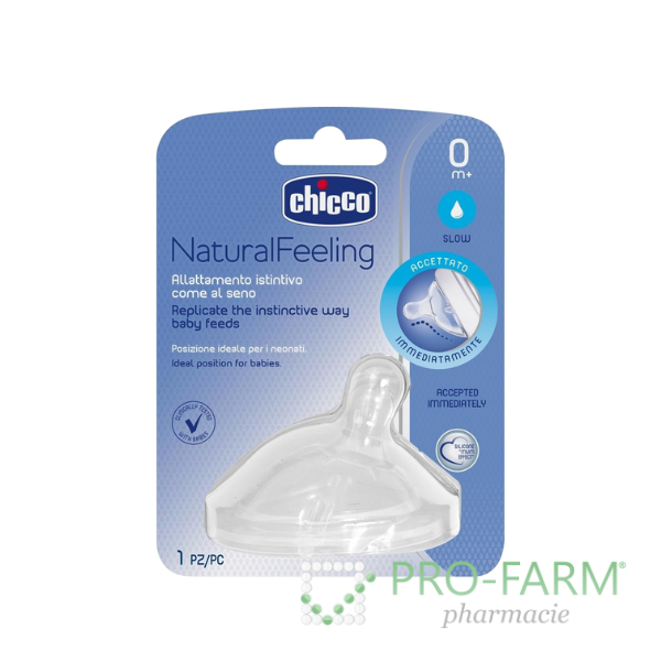 CHICCO Silicone Teat Perfect Natural Feeling 0m+