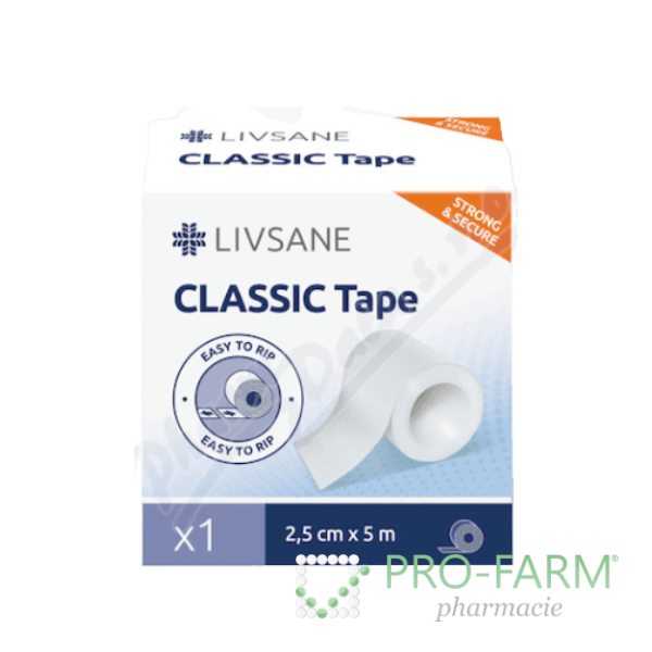LIVSANE Classic Tape 2.5 cm x 5 m