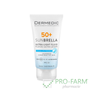 DERMEDIC SUNBRELLA SPF-50+Ultra Light Fluide Couperose Hyper-Reactive Skin 40 ml