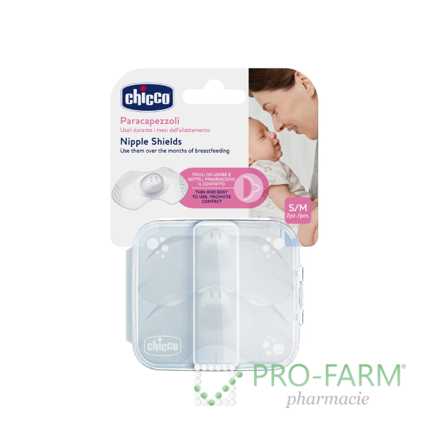 CHICCO Nipple Shields S/M 2 pcs