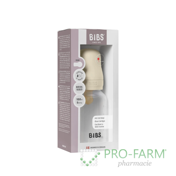 BIBS Plastic Bottle Ivory 5016216 150 ml