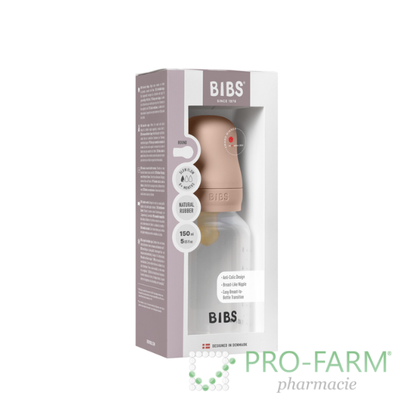 BIBS Plastic Bottle Blush 5016244 150 ml