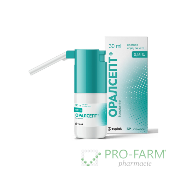 ORALSEPT Sprej 0.15% 30ml