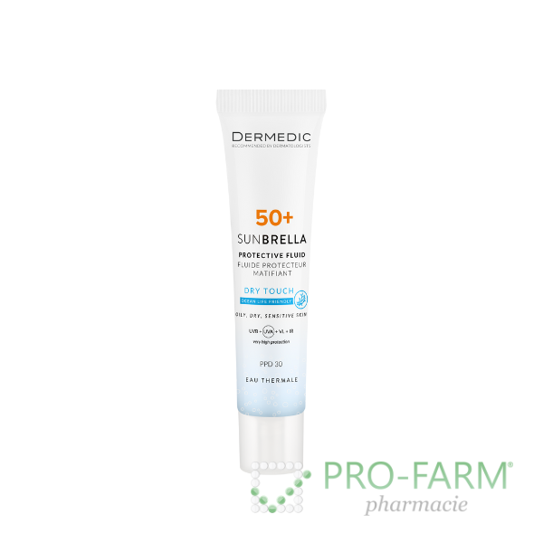 DERMEDIC SUNBRELLA SPF50+ Lëng Mbrojtës për Prekje të Thatë 40ml