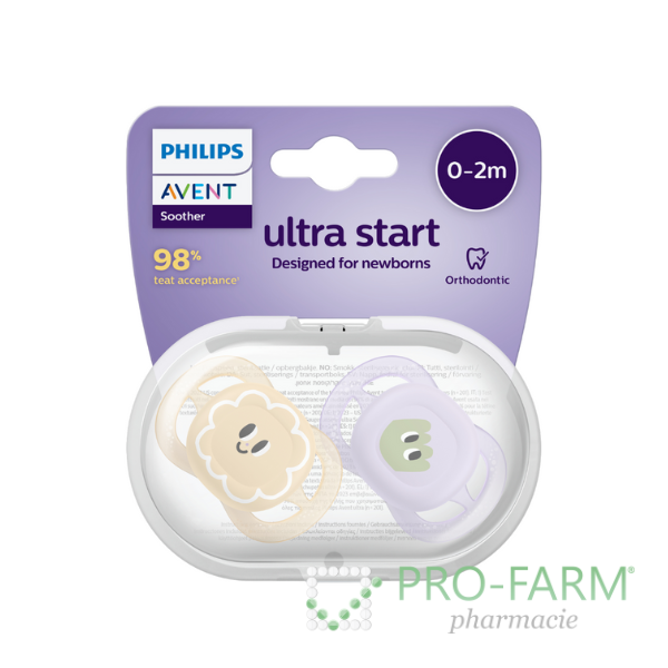 AVENT Soother Ultra Start 0 - 2 m x2 SCF075/03