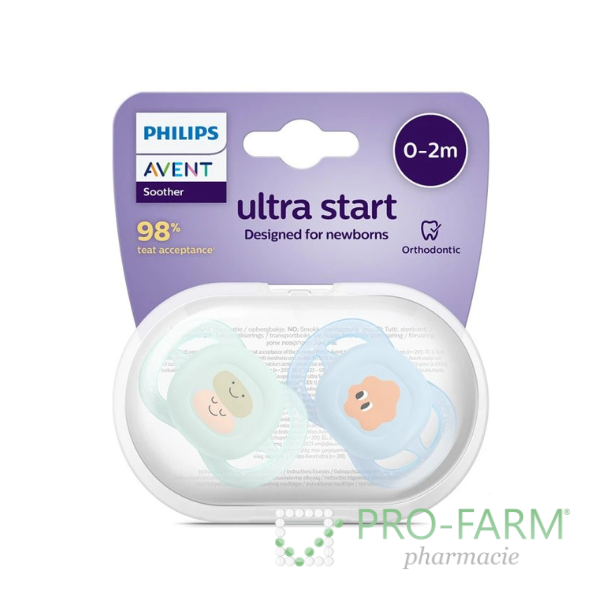 AVENT Soother Ultra Start 0 - 2 m x2 SCF075/04