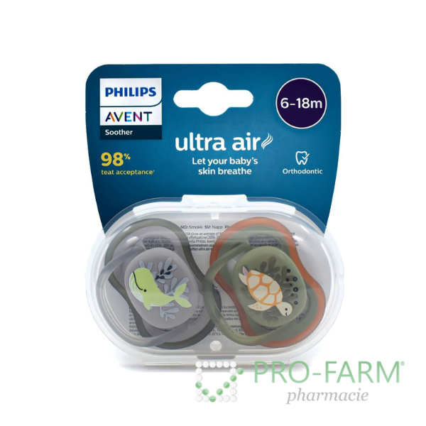 AVENT Soother Ultra Air 6 - 18 m x2 SCF085/60