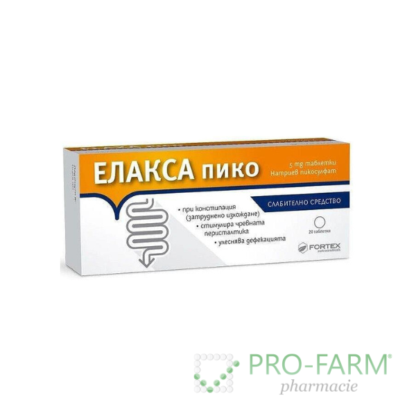 Tableta ELAKSA Pico 5 mg x 20