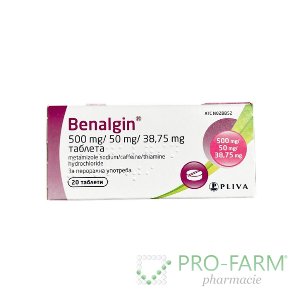 BENALGIN Tablets x 20